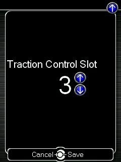 Traction Slot Selection