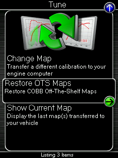 Restore OTS Maps