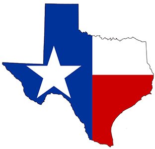TexasFlagMap