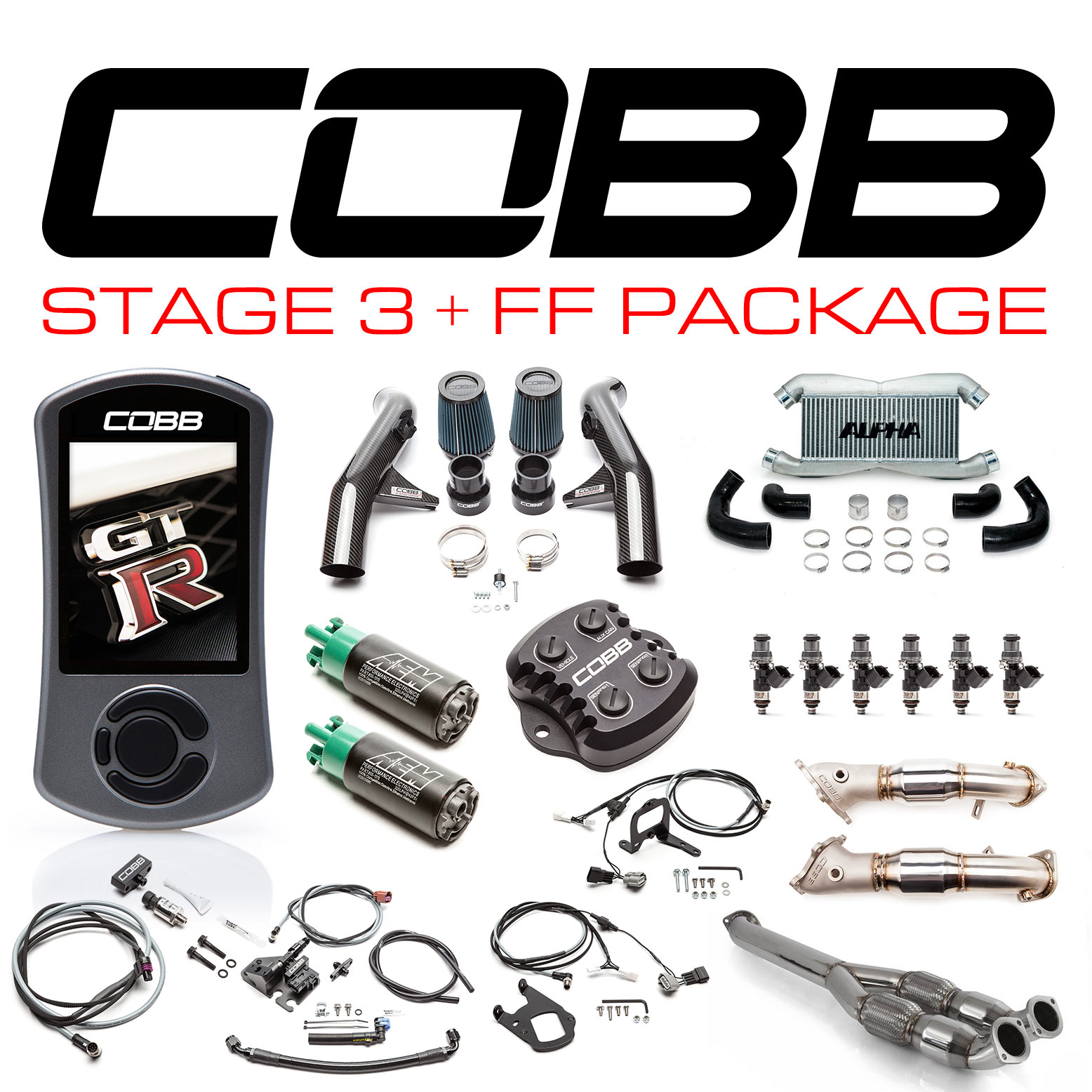 GTR Gateway Flex Fuel Stage3 with CF Intakes and AMS IC