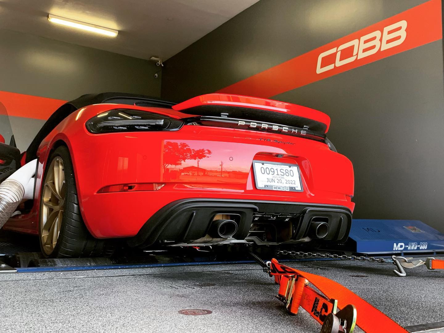 Porsche 718 GTS Dyno