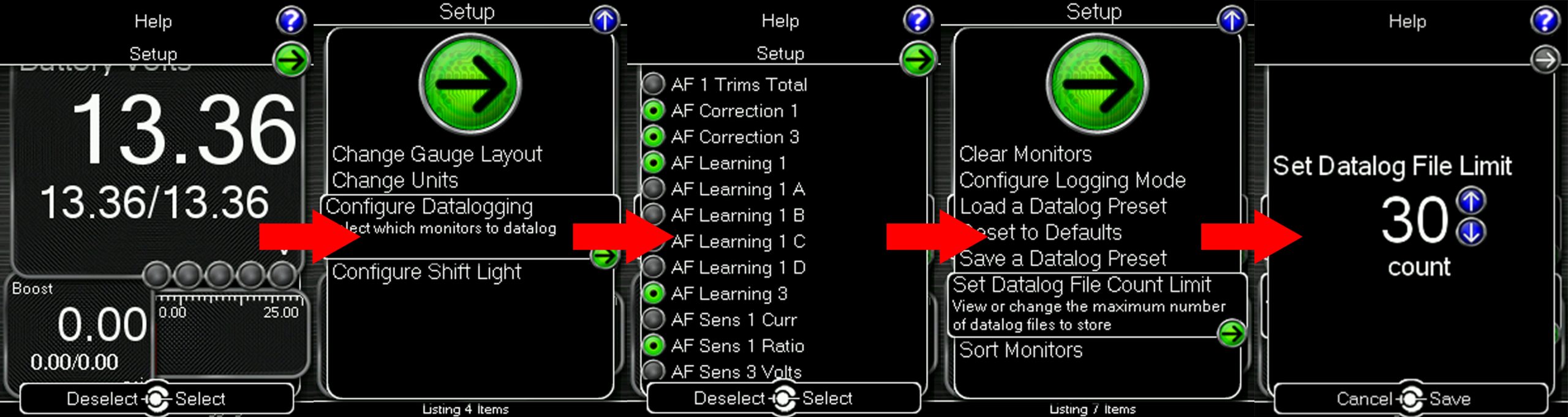 Accessport Datalog Limit